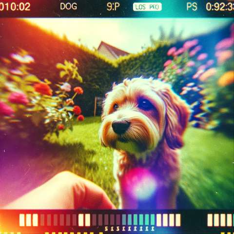 Preview for Dog-in-garden-aiold-template-3b7bc