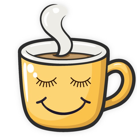 Preview for Smiling-coffee-cup-illustration-emoji-creatures-template-329ee