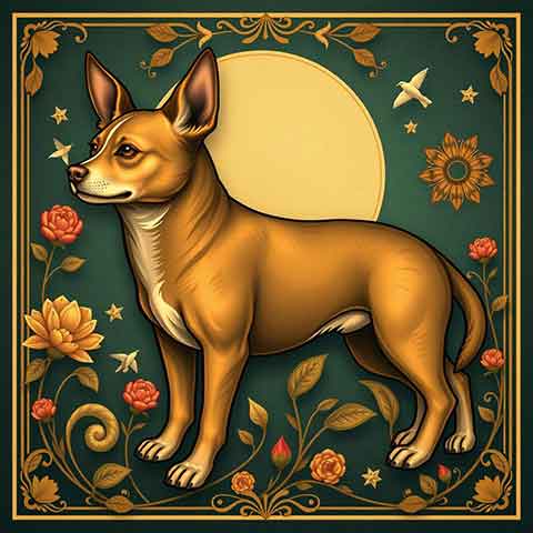 Preview for Golden-dog-illustration-aiold-template-0e5b1