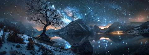 Preview for Starry-night-landscape-astrophotography-cover-template-58a65