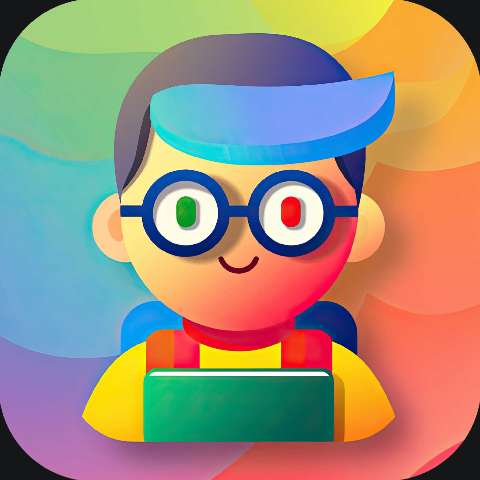 Preview for Learning-app-icon-colorful-app-template-40f2d