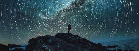 Preview for Starry-night-contemplation-astrophotography-cover-template-da046