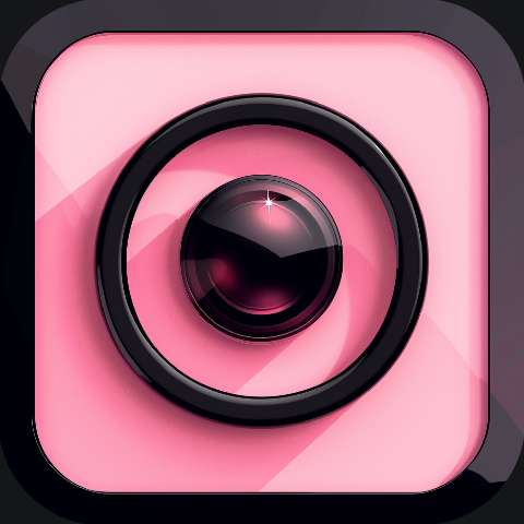Preview for Camera-lens-icon-pink-camera-app-template-7db99