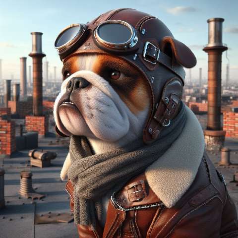 Preview for Bulldog-pilot-rooftop-adventure-aifashion-template-38d56