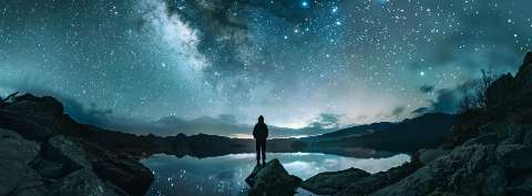 Preview for Contemplative-night-sky-landscape-astrophotography-cover-templat-73a49