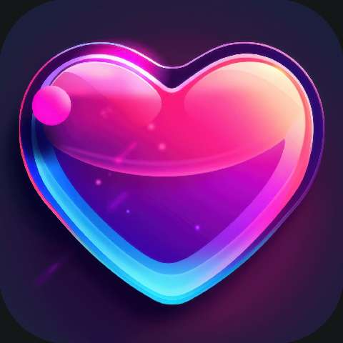 Preview for Glowing-heart-icon-design-dating-app-template-d5e32