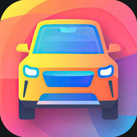 Preview for Vibrant-car-illustration-ride-app-template-1c8bc