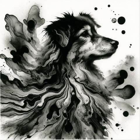 Preview for Abstract-dog-artwork-aiold-template-a2f78