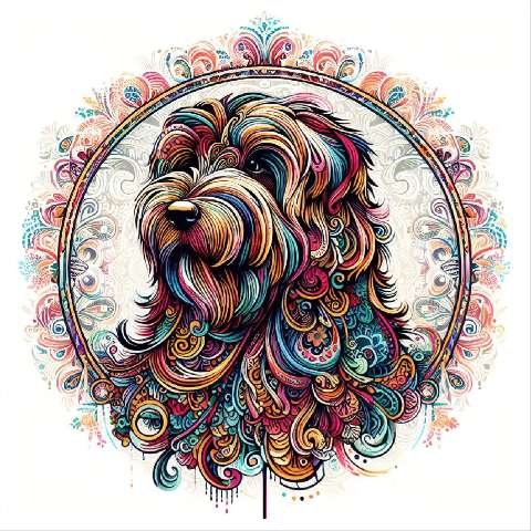 Preview for Colorful-dog-illustration-art-aiold-template-ef589