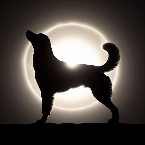 Preview for Dog-silhouette-solar-eclipse-aiold-template-75553