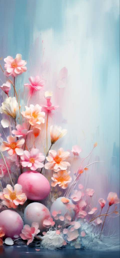 Preview for Easter-floral-arrangement-easter-phone-template-a9eef