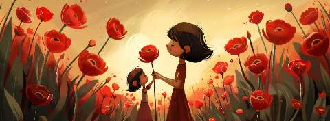 Preview for Mother-daughter-poppy-field-mothers-day-template-28382
