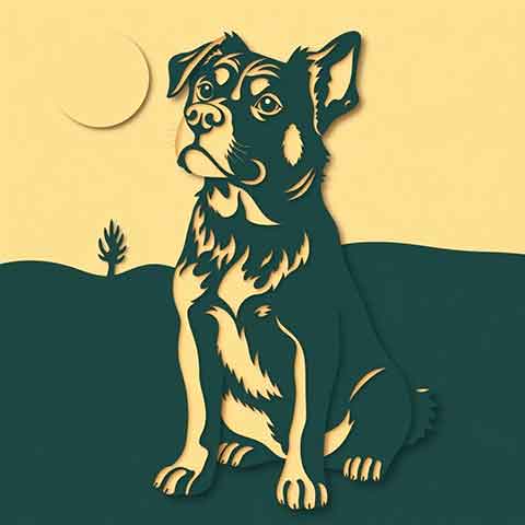 Preview for Minimalist-dog-illustration-aiold-template-4feec