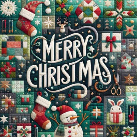 Preview for Merry-christmas-quilt-pattern-christmas-post-template-d0863