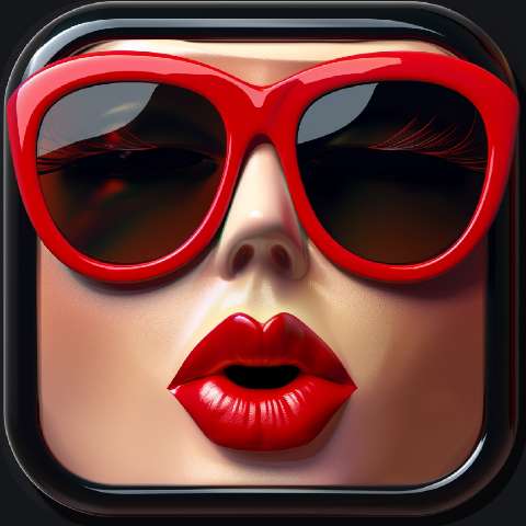 Preview for Red-sunglasses-illustration-chanel-template-99c87