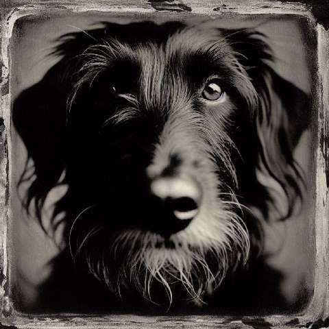 Preview for Vintage-black-dog-portrait-aiold-template-7bd13