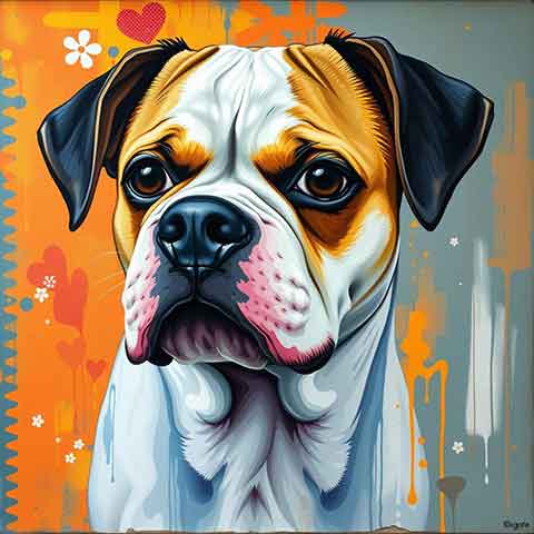 Preview for Vibrant-boxer-dog-art-aiold-template-5ea7b