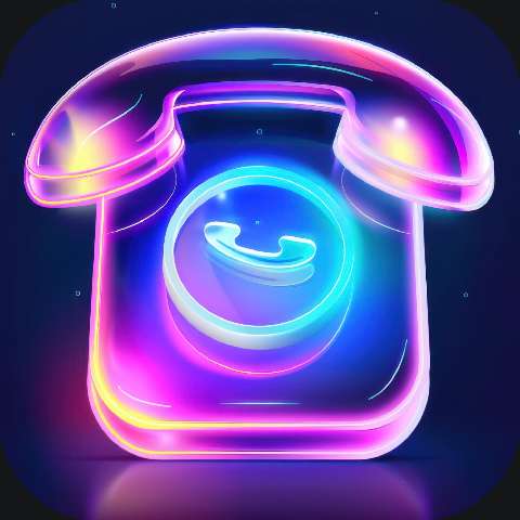 Preview for Neon-telephone-icon-neon-purple-template-50eb1