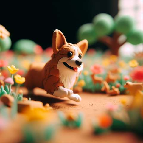 Preview for Clay-corgi-figurine-garden-aiold-template-3f67d