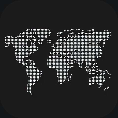 Preview for Global-dot-map-illustration-maps-app-template-325f3