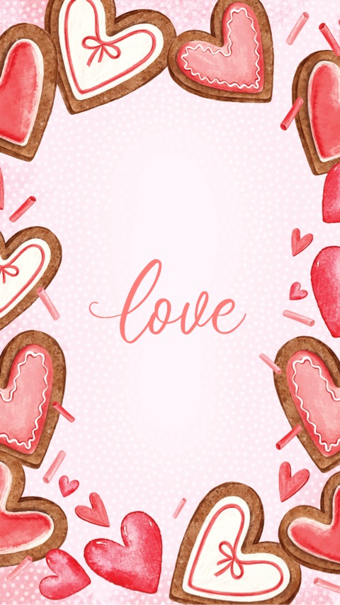 Preview for Valentines-day-cookies-love-template-33828