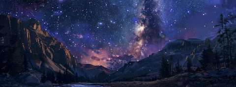 Preview for Night-sky-over-mountains-astrophotography-cover-template-2bdf1