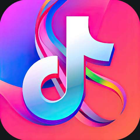 Preview for Tiktok-logo-design-colorful-app-template-dce1e