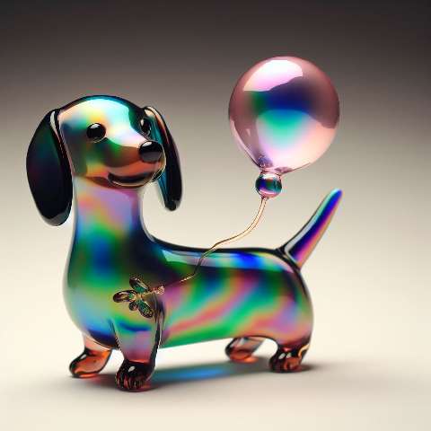 Preview for Iridescent-dachshund-sculpture-aiold-template-951a0
