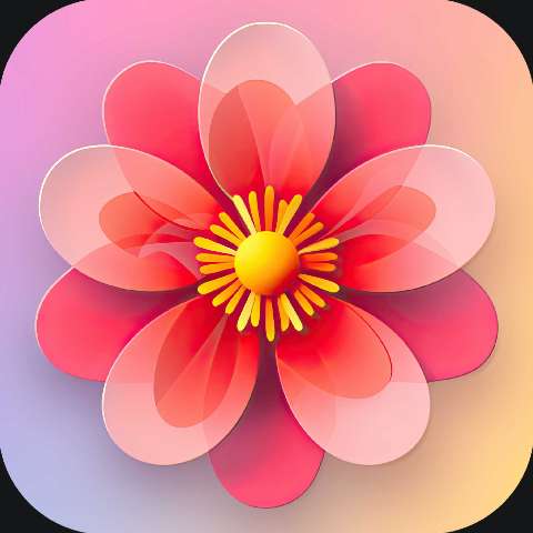 Preview for Stylized-flower-icon-design-colorful-app-template-52f19