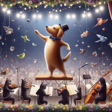 Preview for Canine-conductor-animal-orchestra-aiold-template-77250