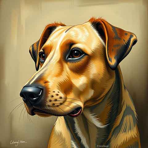 Preview for Digital-dog-portrait-art-aiold-template-9477d