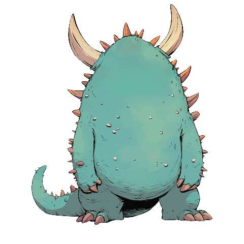 Preview for Cartoon-monster-illustration-large-monster-template-50554