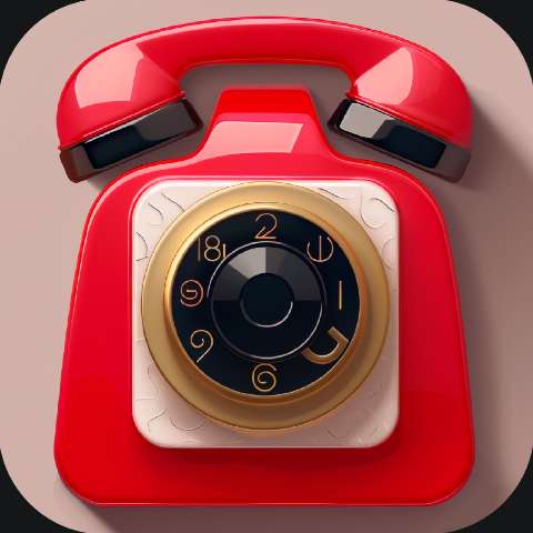 Preview for Vintage-red-rotary-phone-chanel-template-5df4f