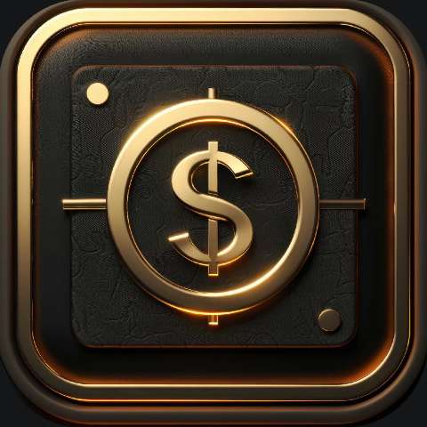 Preview for Luxury-dollar-sign-icon-finance-app-template-a541f