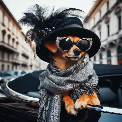 Preview for Stylish-dog-luxury-car-aifashion-template-6caab