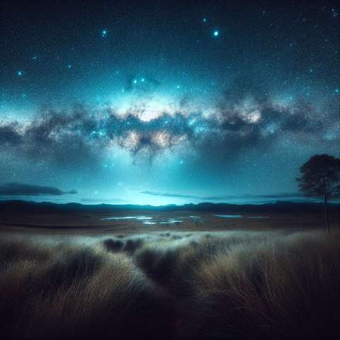 Preview for Serene-night-sky-landscape-aiold-template-fe171