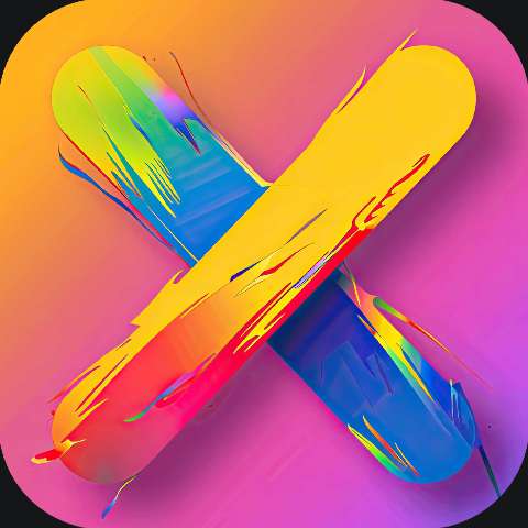 Preview for Vibrant-x-logo-design-colorful-app-template-0ad34