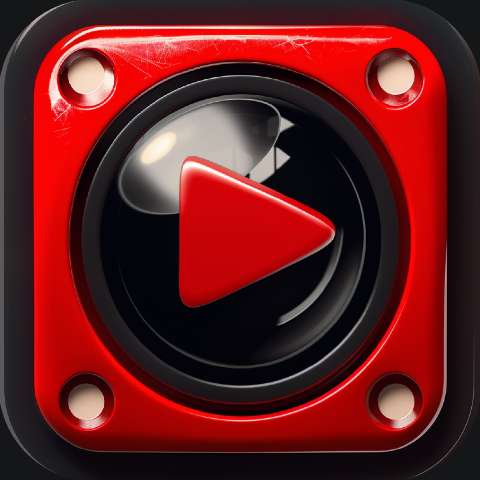 Preview for Red-video-play-button-icon-chanel-template-67e4c