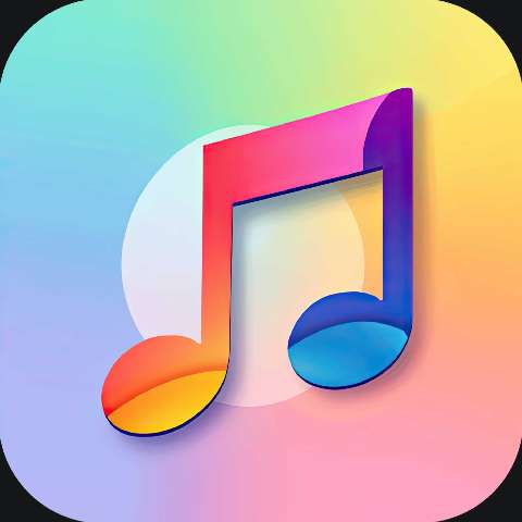 Preview for Colorful-music-note-icon-colorful-app-template-5defe