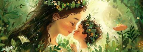 Preview for Mother-child-nature-illustration-mothers-day-template-d13a6