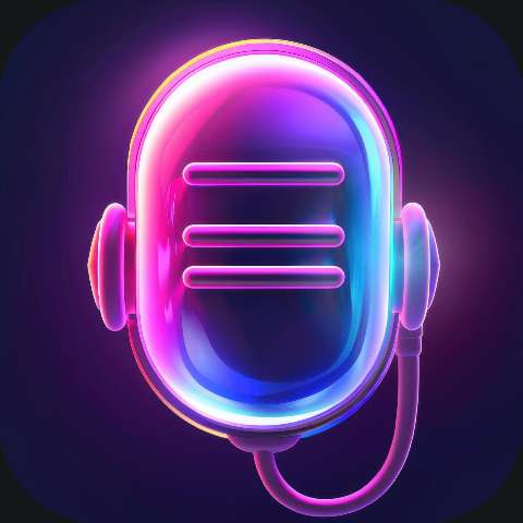 Preview for Neon-microphone-icon-podcast-app-template-4bd11