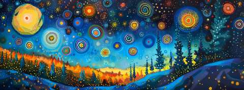 Preview for Vibrant-night-sky-landscape-astrophotography-cover-template-04ce2