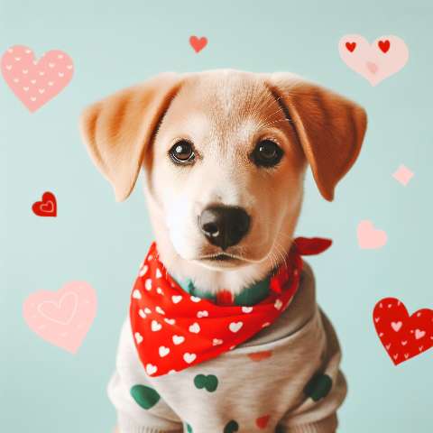 Preview for Valentines-day-puppy-love-aifashion-template-0531a