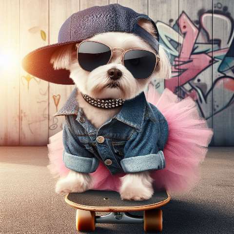Preview for Cool-dog-skateboard-aifashion-template-dc860