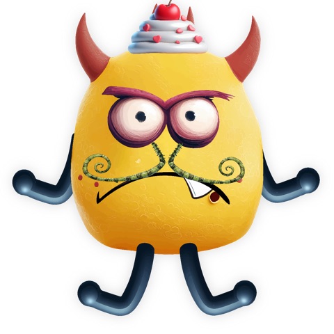Preview for Angry-lemon-character-silly-monster-template-16647