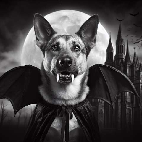 Preview for Vampire-dog-halloween-costume-aifashion-template-f7dc1