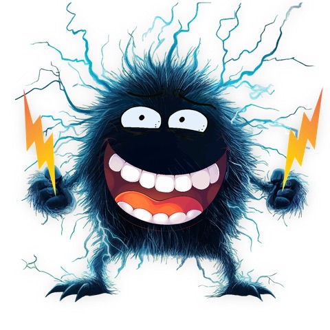 Preview for Electric-cartoon-monster-illustration-silly-monster-template-e8384