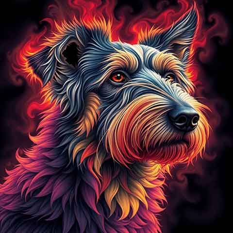 Preview for Fiery-dog-digital-art-aiold-template-0d1bd