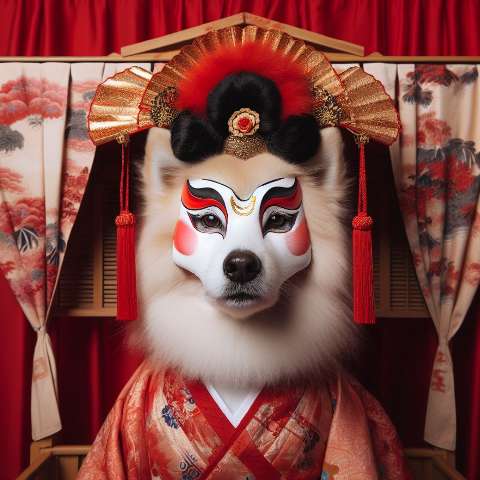 Preview for Dog-in-kabuki-costume-aifashion-template-a60b7