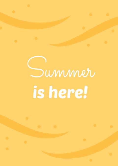 Preview for Summer-is-here-design-yellow-template-40b53